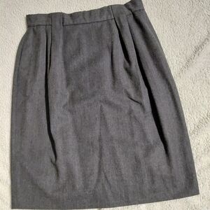 Jones New York Gray Skirt100% WoolWomens Size 16